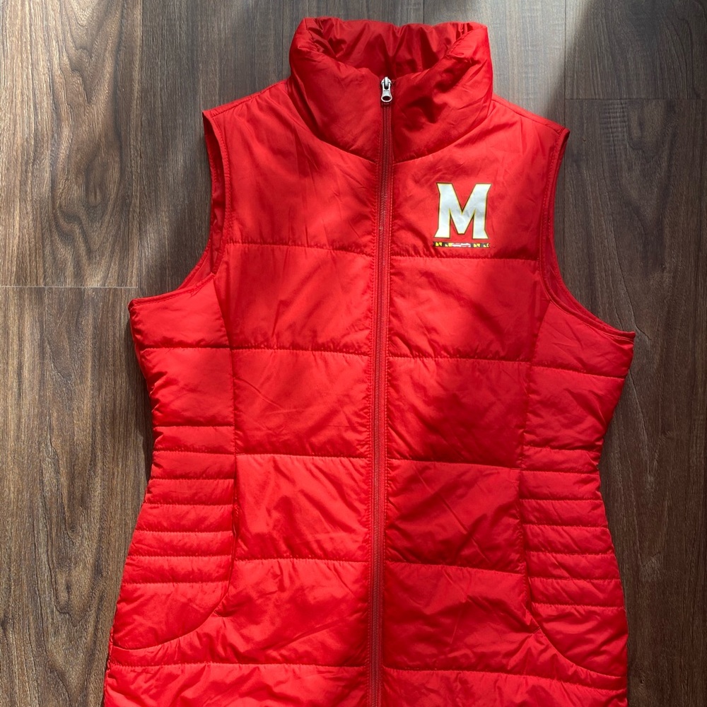 University of Maryland (UMD) Red Puffer Vest